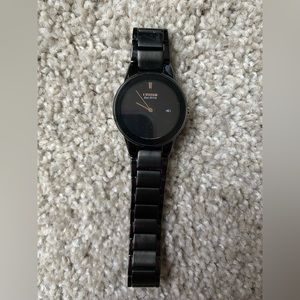 Citizen Women’s Black Axiom Eco-Drive Stainless Steel Watch